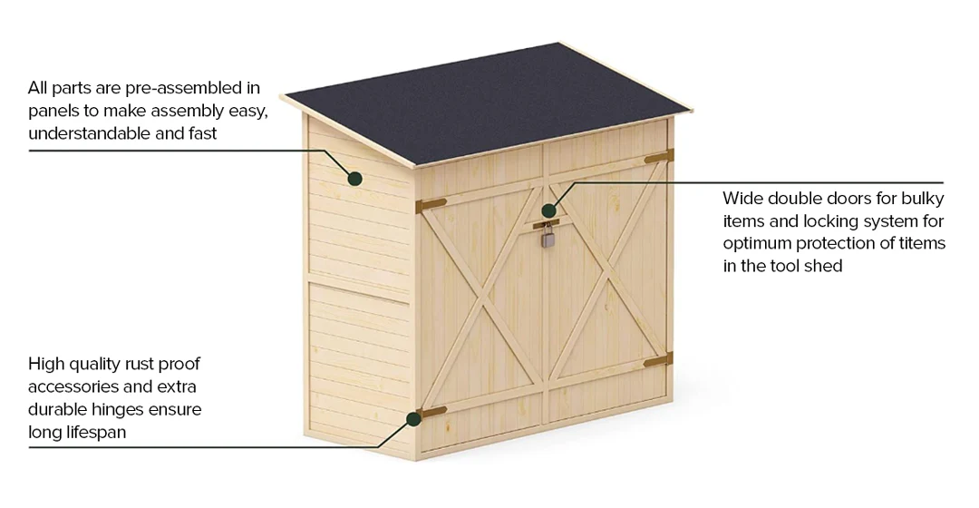 Garden Shed with Shelving System - Image 10